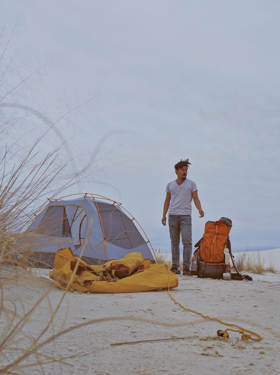 Camped White Sands